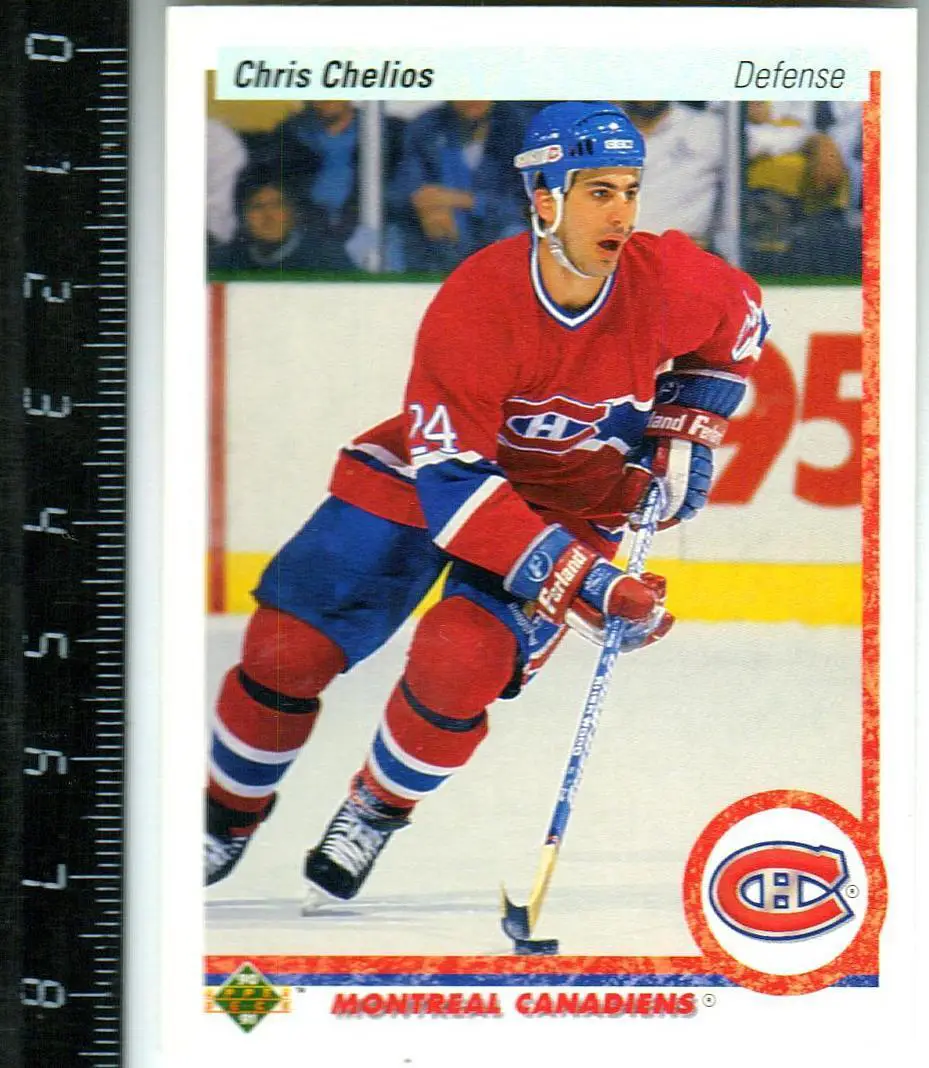 Крис Челиос / Chris Chelios 1990 Монреаль Канадиенс / Montreal Canadiens