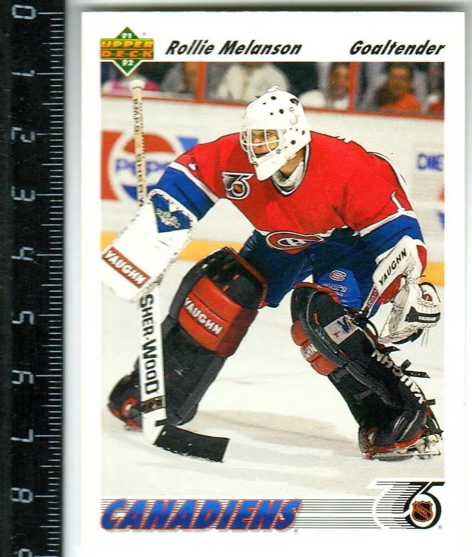 Ролли/Роланд Мелансон Монреаль Канадиенс/Rollie Melanson Montreal Canadiens 1992