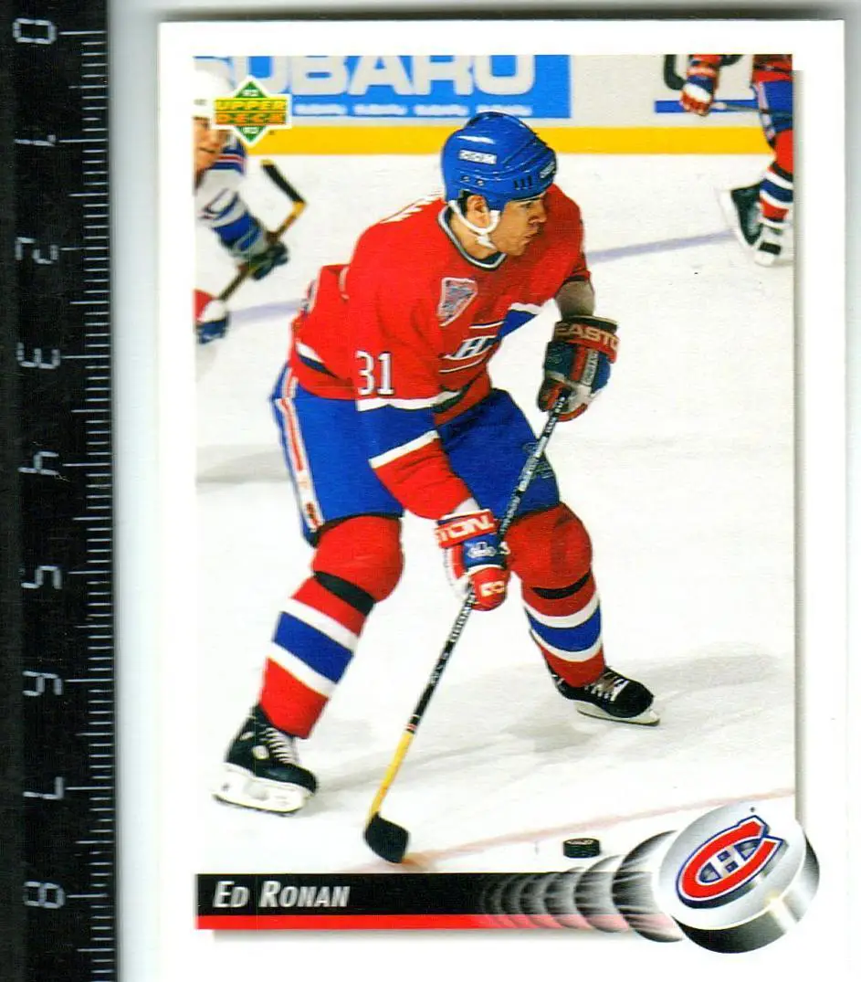 Эд Ронан Монреаль Канадиенс / Ed Ronan Montreal Canadiens 1992