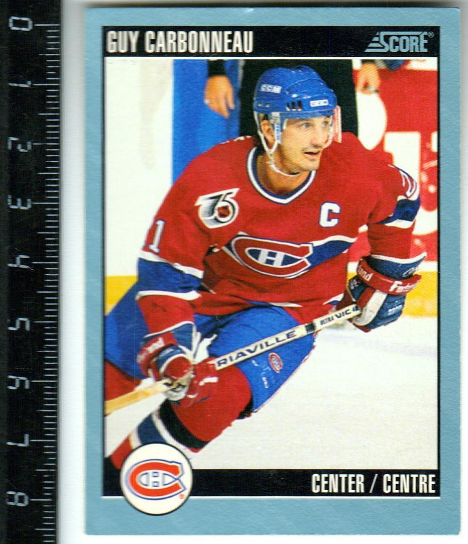 Ги Карбонно Монреаль Канадиенс / Guy Carbonneau Montreal Canadiens 1992