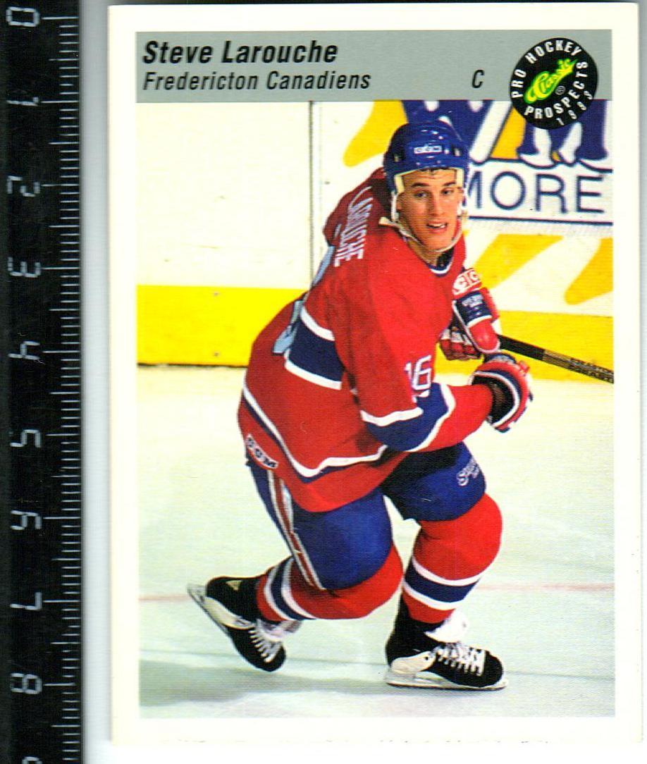 Стив Ларуш Фредериктон Канадиенс / Steve Larouche Fredericton Canadiens 1993 АХЛ