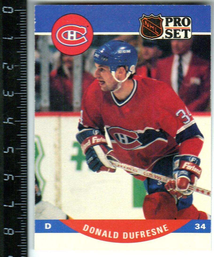 Дональд Дюфрен Монреаль Канадиенс / Donald Dufresne Montreal Canadiens 1990/1991