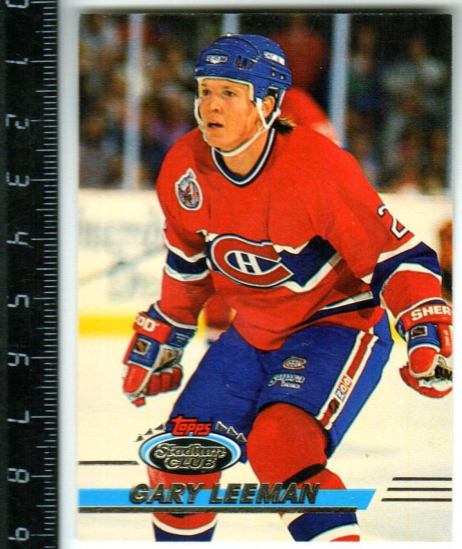 Гэри Лиман Монреаль Канадиенс / Gary Leeman Montreal Canadiens 1993/1994
