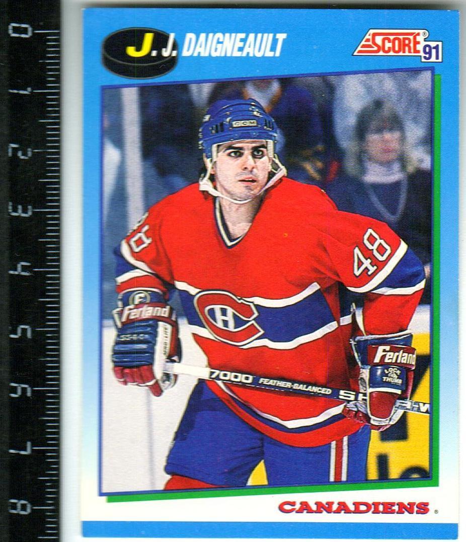 Дж.Дж. Дейно Монреаль Канадиенс / J.J. Daigneault Montreal Canadiens 1991/1992