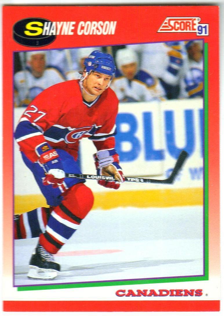 Шейн Корсон Монреаль Канадиенс / Shayne Corson Montreal Canadiens 1991/1992