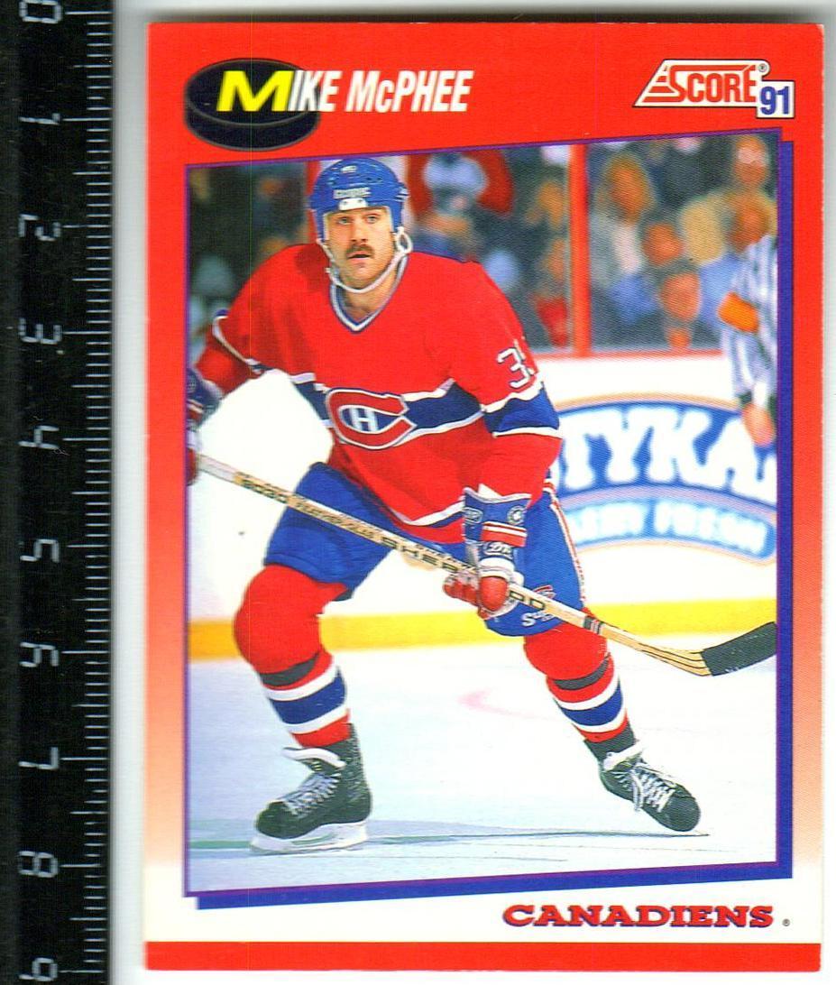 Майк Макфи Монреаль Канадиенс / Mike McPhee Montreal Canadiens 1991/1992