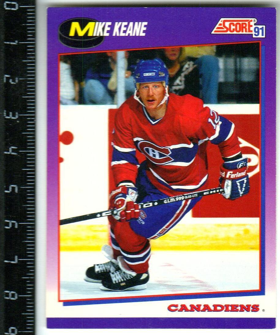 Майк Кин Монреаль Канадиенс / Mike Keane Montreal Canadiens 1991/1992