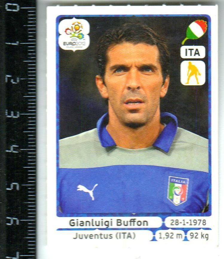 Джанлуиджи Буффон Buffon Италия / Ювентус Juventus Panini Euro 2012 №316