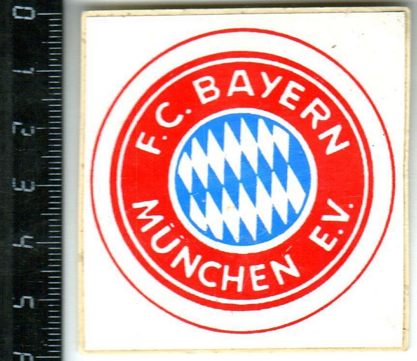 Стикер наклейка с эмблемой клуба Бавария Мюнхен / FC Bayern Munchen