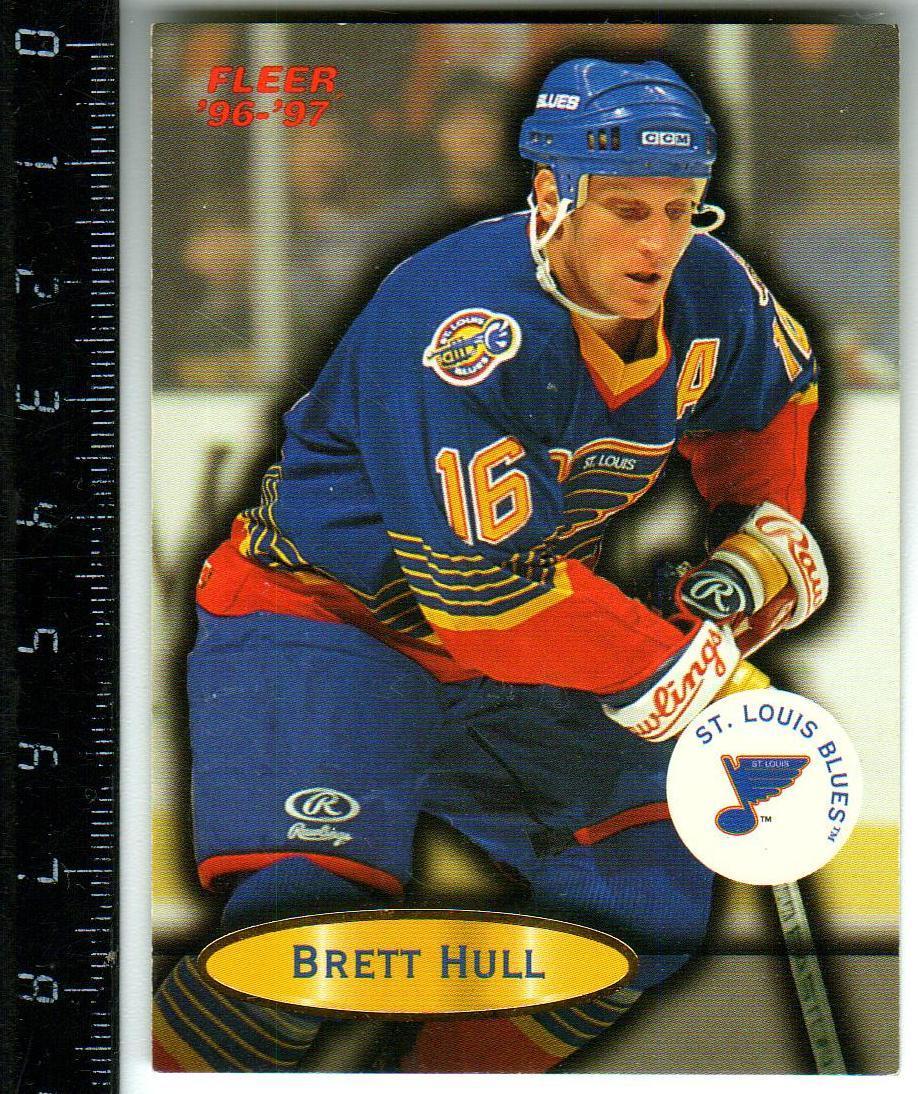 Бретт Халл Сент-Луис Блюз / Brett Hall St. Louis Blues 1996 Fleer/SkyBox #97