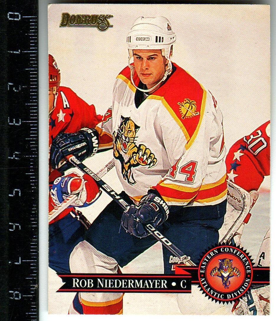 Роб Нидермайер Флорида Пантерз Rob Niedermayer Florida Panthers 1995 Donruss #51