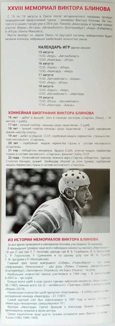 Турнир памяти В.Блинова 2015 Омск Екатеринбург Хабаровск Ханты-Мансийск Астана 1