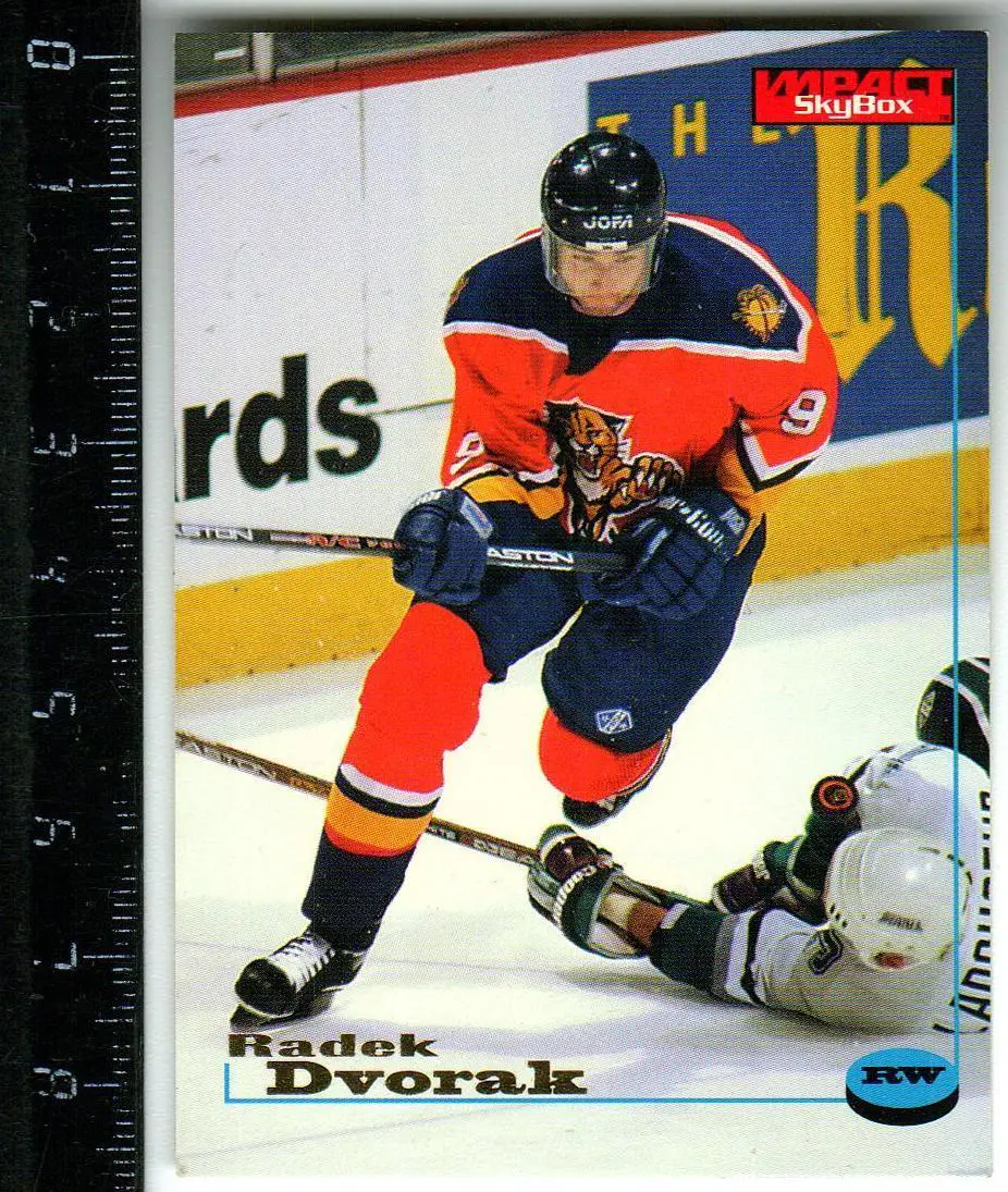 Радек Дворжак Флорида Пантерз / Radek Dvorak Florida Panthers / SkyBox 1996 № 44
