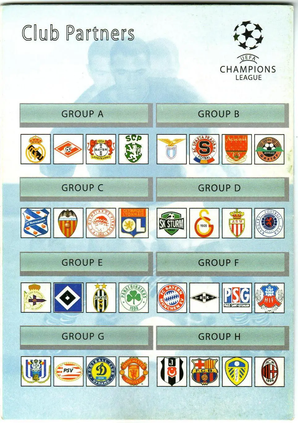 Шахтер Донецк – Арсенал Лондон 07.11.2000 Лига чемпионов 1