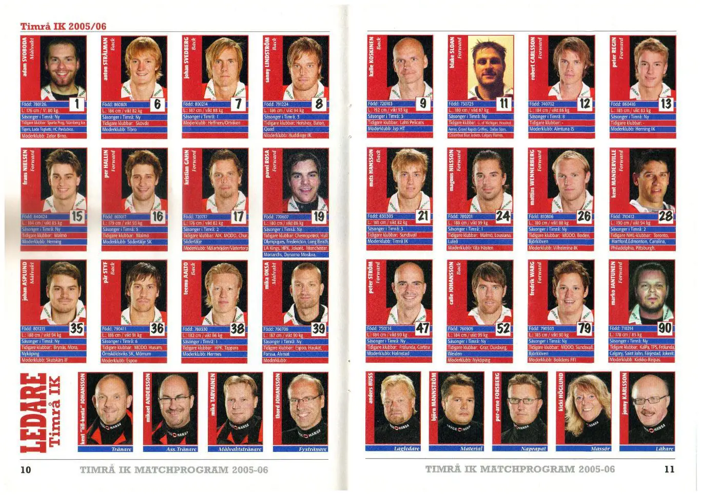 Шведская хоккейная лига (SHL) Timra IK (Тимро ИК) – Mora IK (Мора ИК) 26.01.2006 1