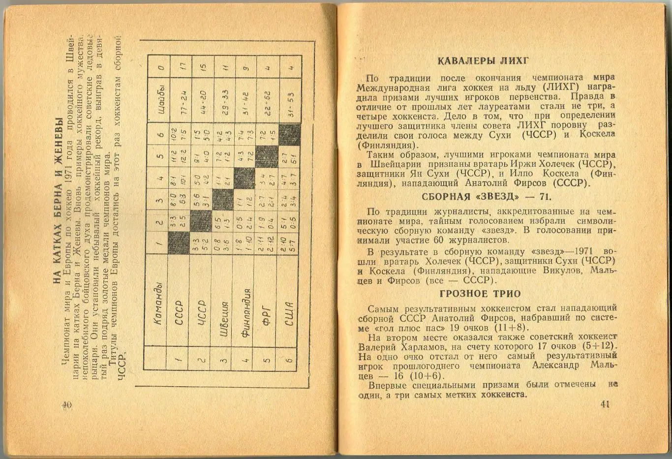 Календарь-справочник Хоккей 1971/1972 Пермь РЕДКОСТЬ! 2