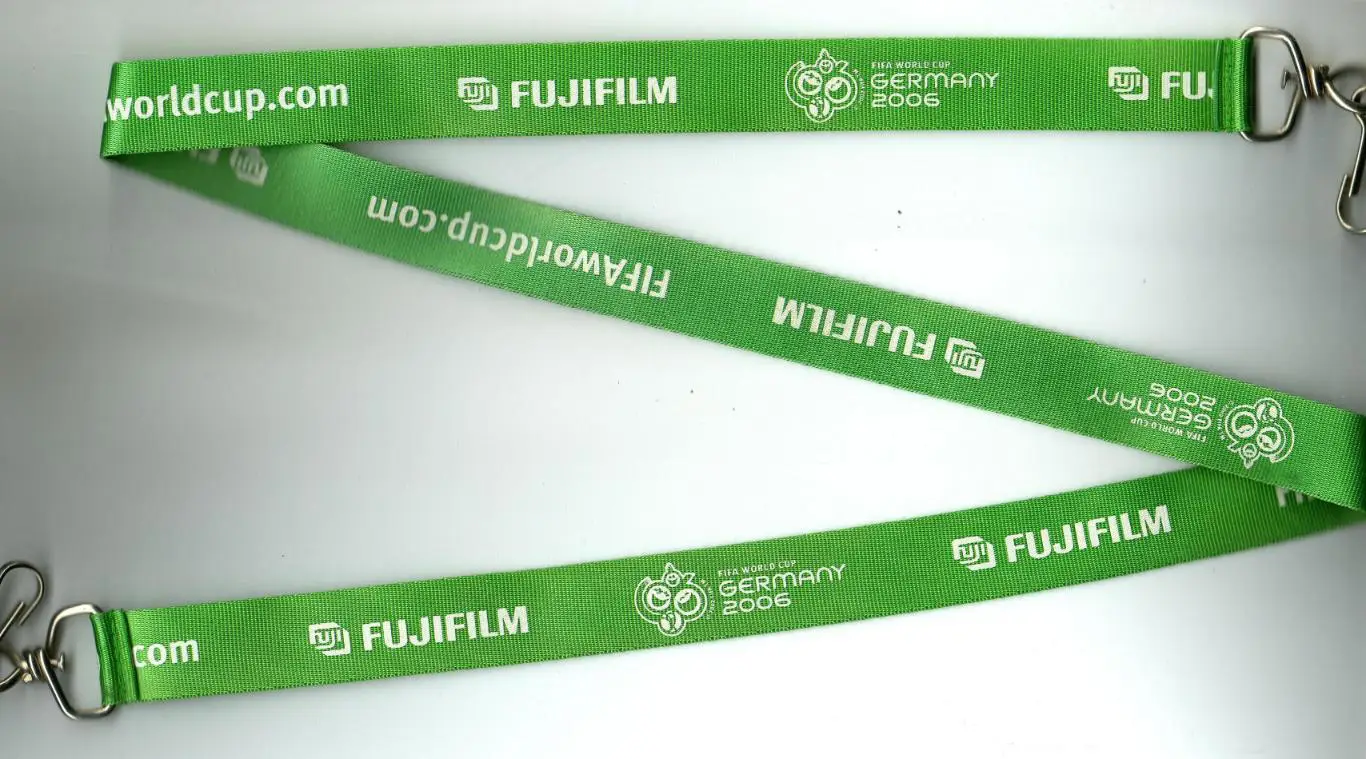 Лента для бейджей FUJIFILM Чемпионат мира по футболу 2006 FIFA World Cup Germany 1