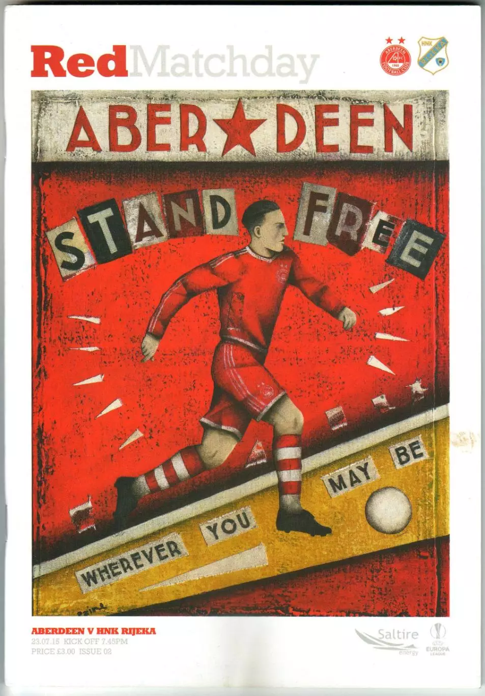 Абердин Шотландия – Риека Хорватия 23.07.2015 Лига Европы