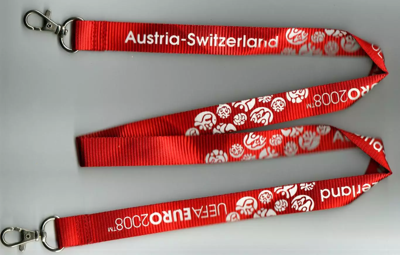 Лента для бейджей Чемпионат Европы по футболу 2008 UEFA EURO Austria–Switzerland