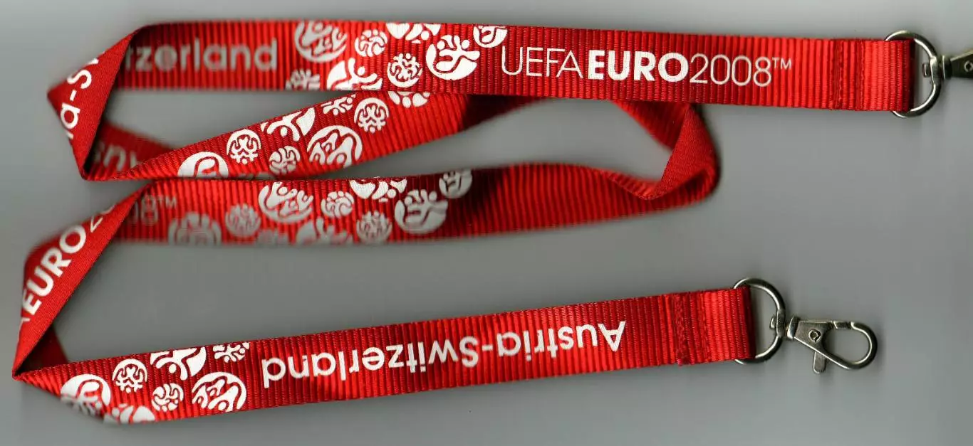 Лента для бейджей Чемпионат Европы по футболу 2008 UEFA EURO Austria–Switzerland 1