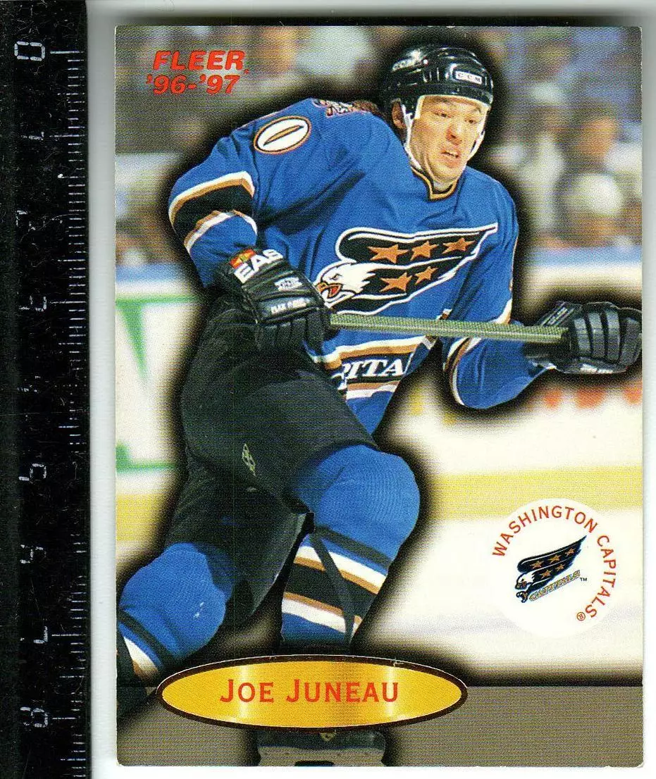 Joe Juneau Washington Capitals / Джо Жюно Вашингтон Кэпиталз 1996 Fleer/SkyBox