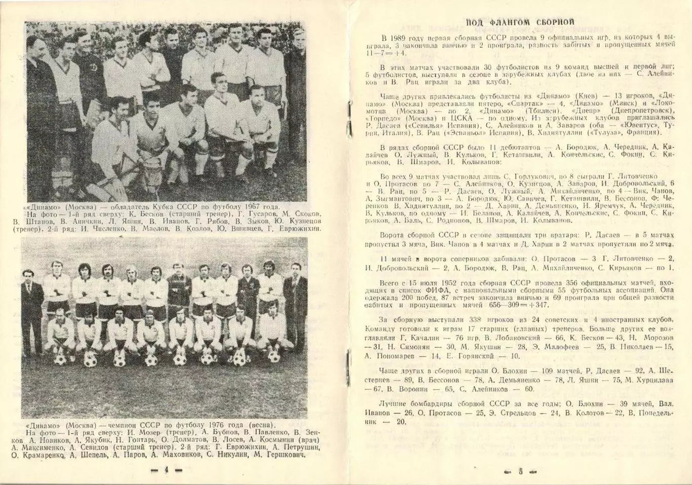 Справочник Футбол Динамо Москва 1990 РЕДКОСТЬ! 1