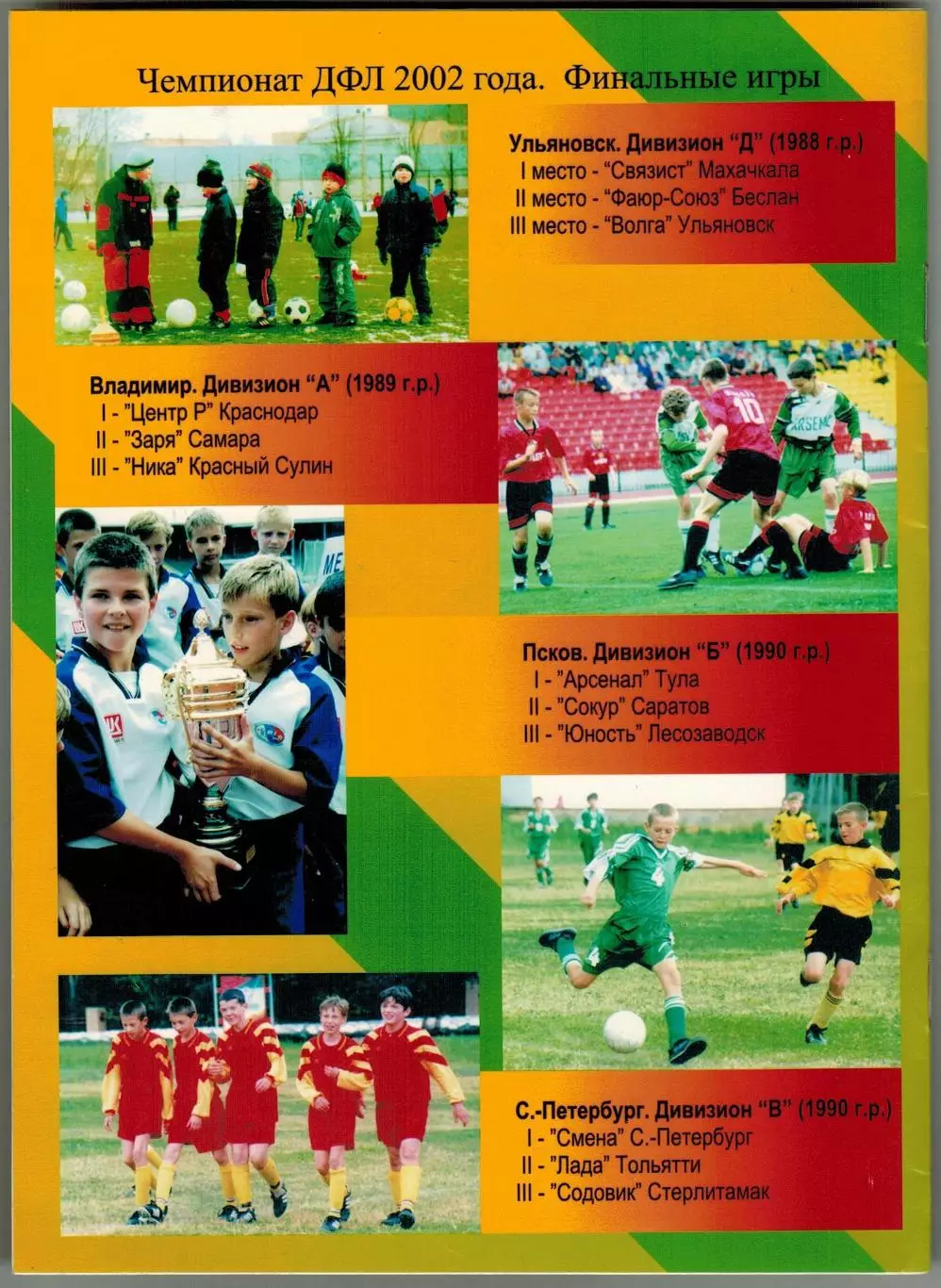 Детская футбольная лига 15–21.06.2003 Новомосковск Тула Москва Дубна Выкса 1