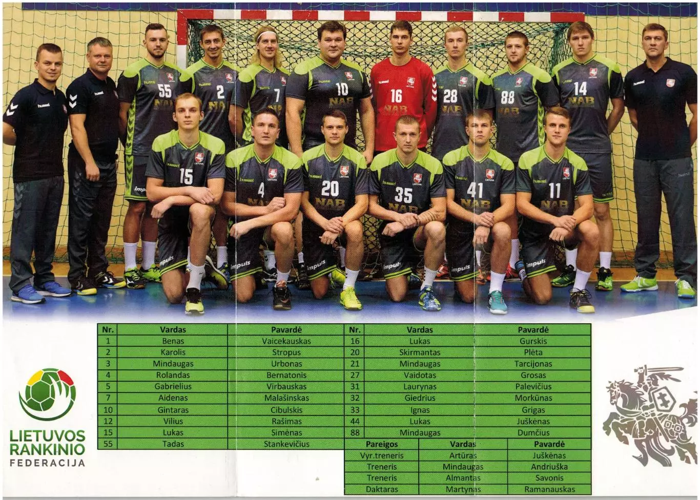 Гандбол Чемпионат мира Мужчины Квалификация 2018 Литва Латвия Грузия Израиль 1