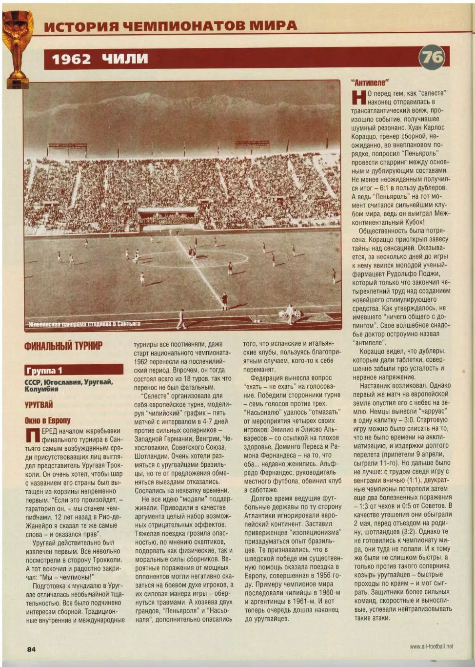 Весь футбол Декабрь 2008 / Марадона Рубин Казань-чемпион Хоффенхайм ЧМ-1962 Чили 5