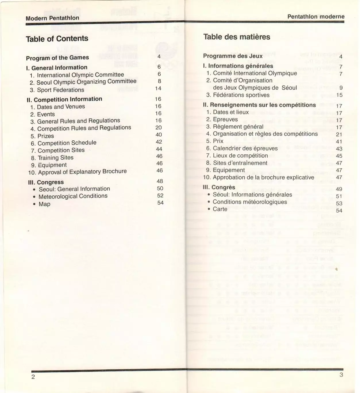 Олимпийские игры 1988 Сеул Корея Современное пятиборье Modern Pentathlon 1