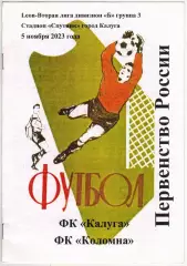 Калуга – Коломна 05.11.2023