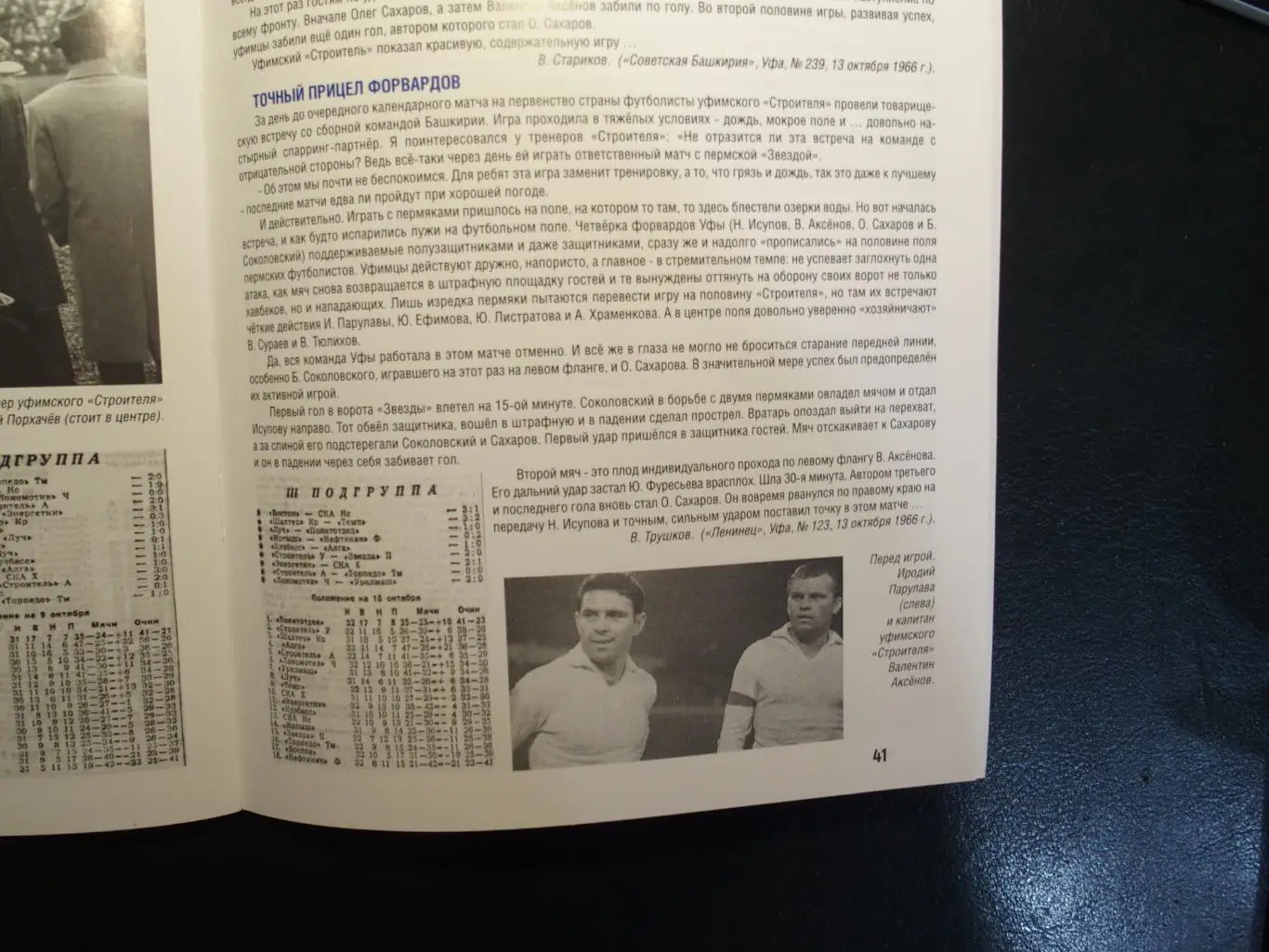 Строитель Уфа. 55 лет назад на пороге вышки (1966-2021). 52 стр. Статистика 3