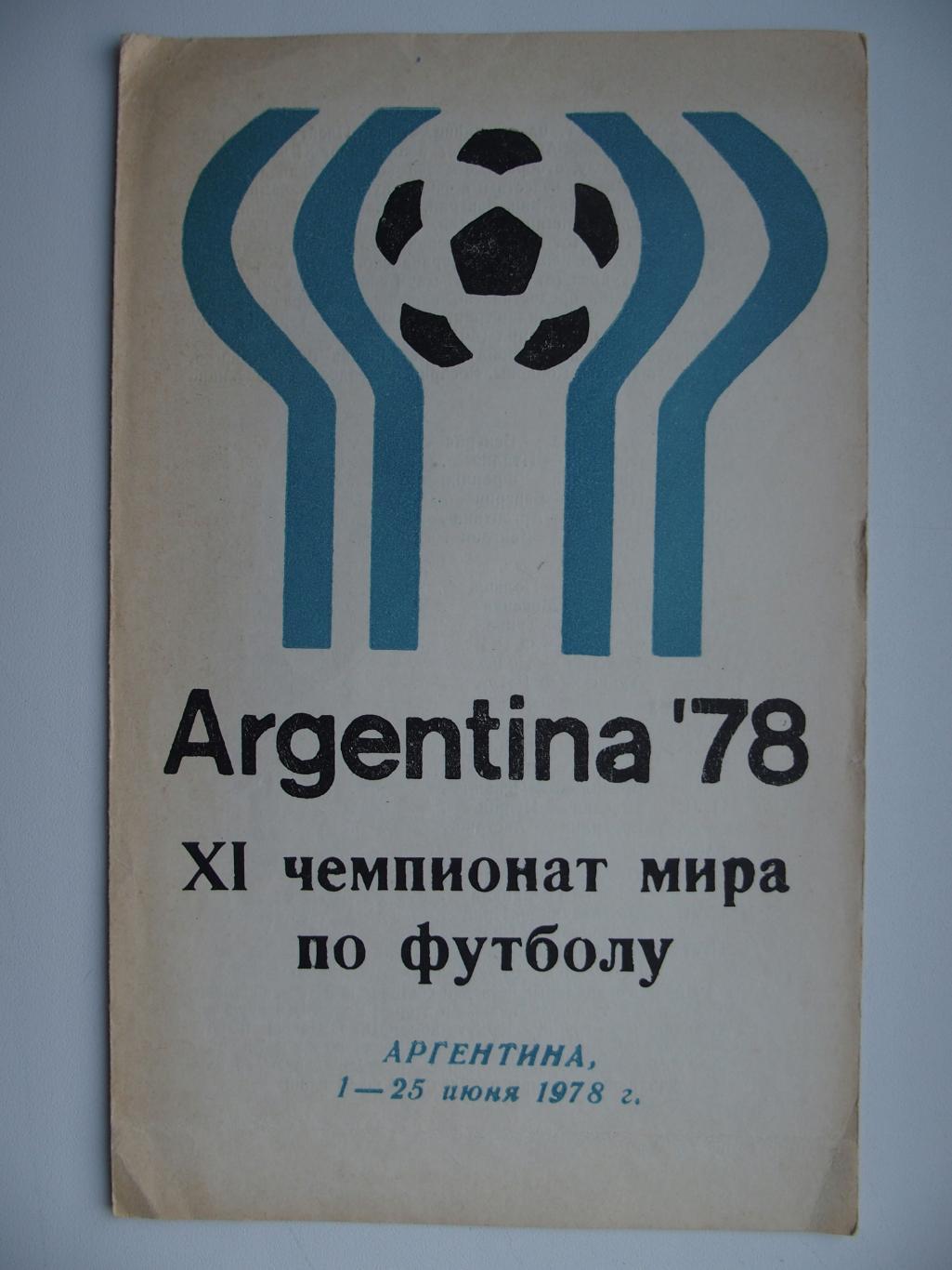 ЧМ по футболу. Аргентина. 1978 г.