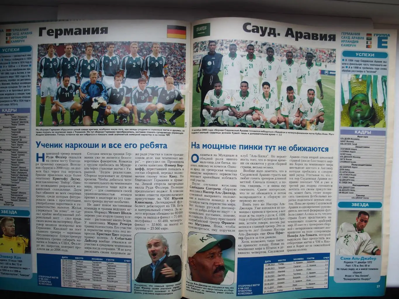 Вот так! Спецвыпуск Футбол - 2002. Чемпионат мира Корея/Япония 2002 г. 2