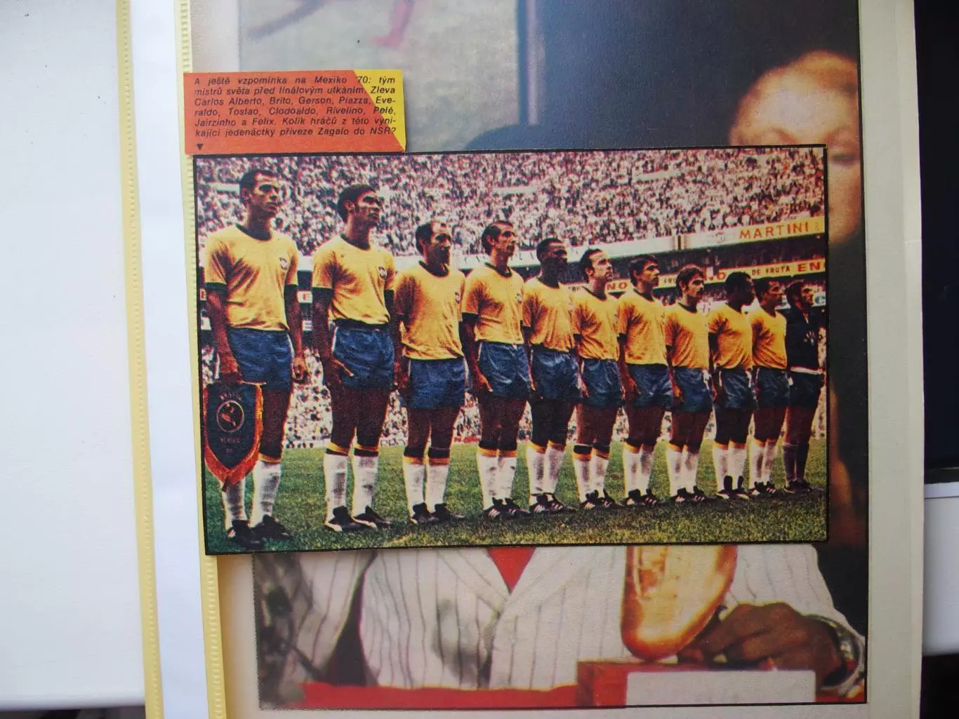 Пеле (сб. Бразилии).1970-е. Много фото.Ж-л Стадион (Старт?). Наклеено на картон. 5