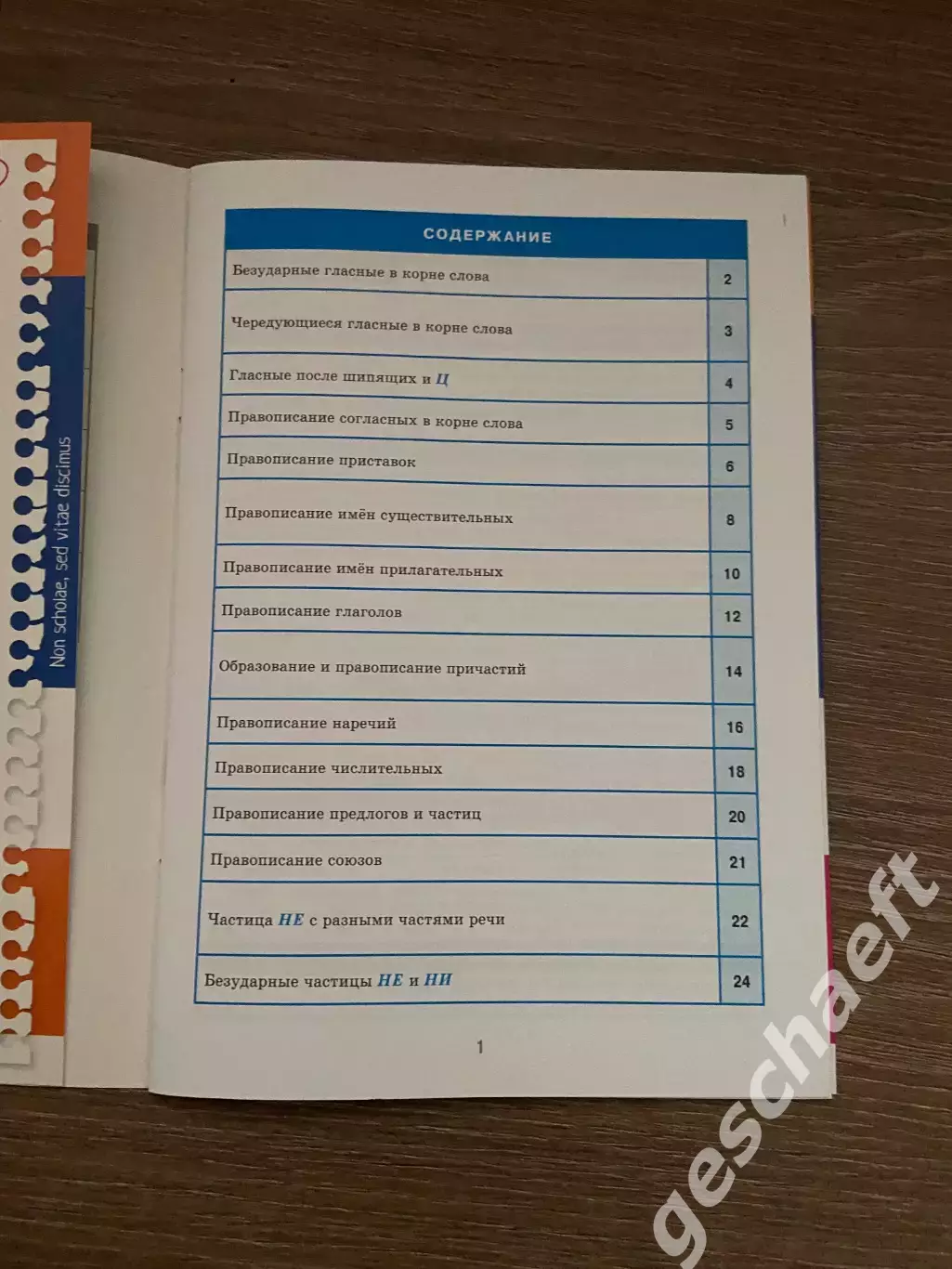 Русский язык. Орфография 1