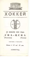 1985 Хоккей СКА Ленинград - ЦСКА (22.01)!!!