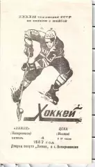 1987 Хоккей Химик Воскресенск - ЦСКА (04.09)