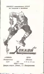 1987 Хоккей Химик Воскресенск - ЦСКА (16.03)