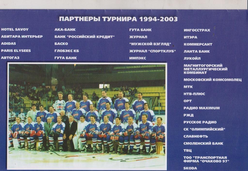 2003 Хоккей Кубок спартака Сборная России - Украина 1