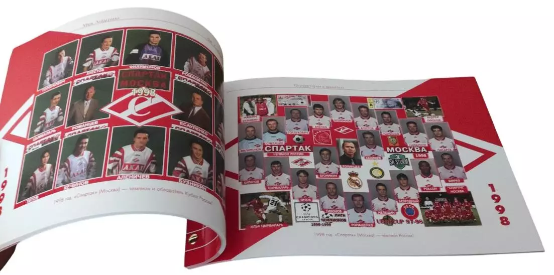 2025 ФУТБОЛ М.Лейдерман Спартак Москва Уникальный альбом 80 страниц 21 на 31 см 1