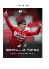 2025 Спартак Москва - Крылья Советов Самара молодежные