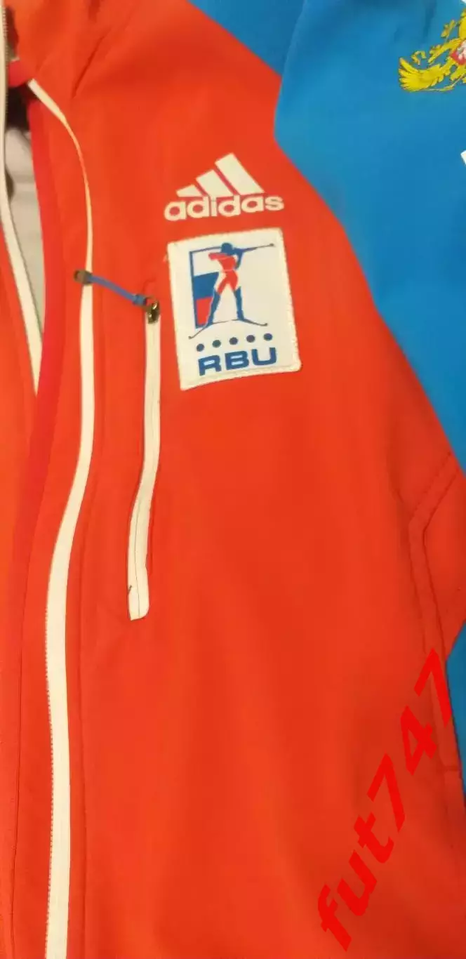 куртка оригинальная официальная adidas сборной России по биатлону мало б.у. 3