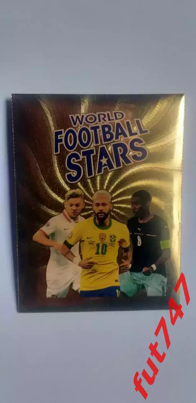карточки Футбольные WORLD FOOTBALL STARS.1 упаковка 10 штук