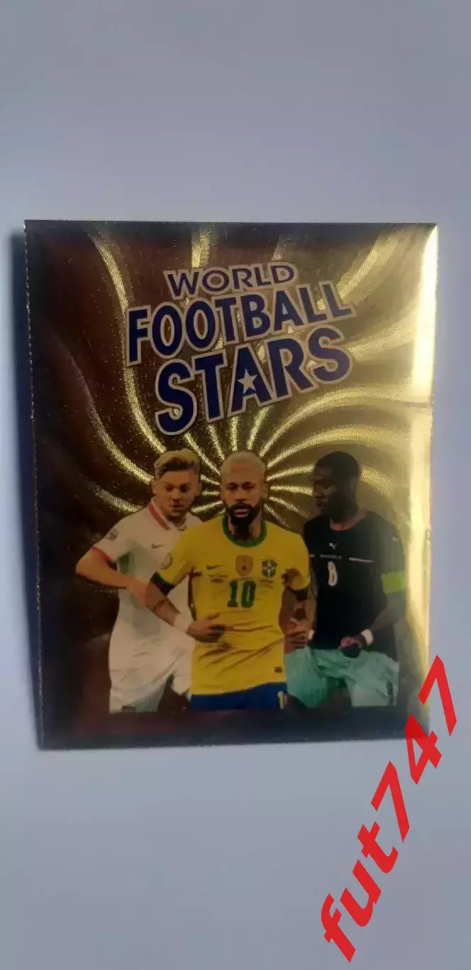 карточки Футбольные WORLD FOOTBALL STARS.1 упаковка 10 штук 1