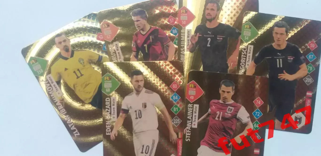 карточки Футбольные WORLD FOOTBALL STARS.1 упаковка 10 штук 3