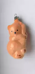 СССР елочная игрушка старая.......мишка на березе