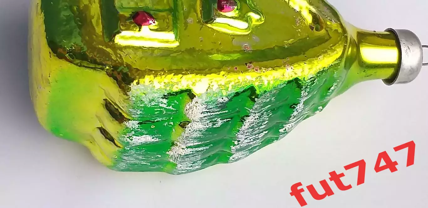 елочная игрушка СССР ........домик.....отличная