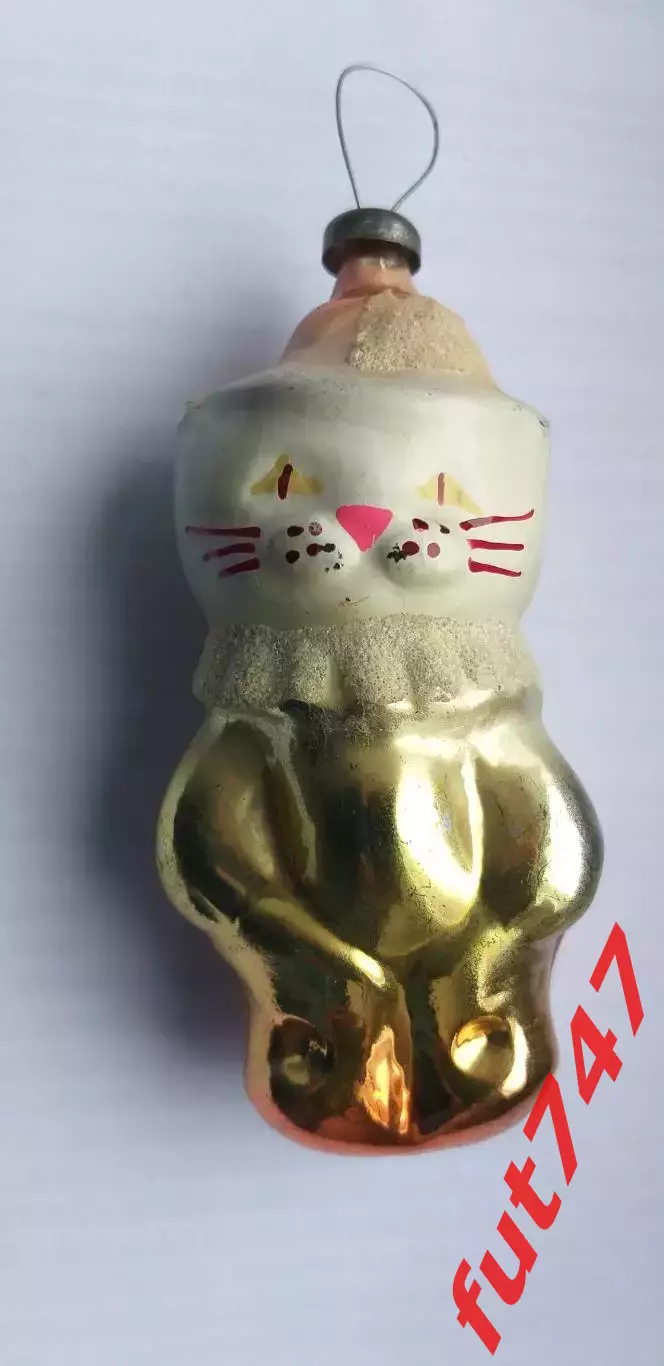 елочная игрушка СССР ..... кот в сапогах.....редкий....