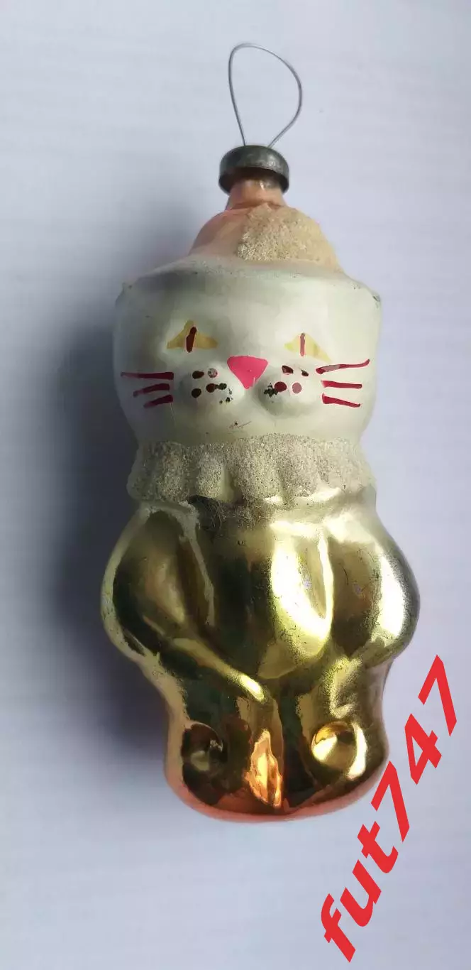 елочная игрушка СССР ..... кот в сапогах.....редкий.... 1